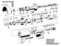 Bosch 0 607 250 186 50 WATT-SERIE Straight Grinders Spare Parts